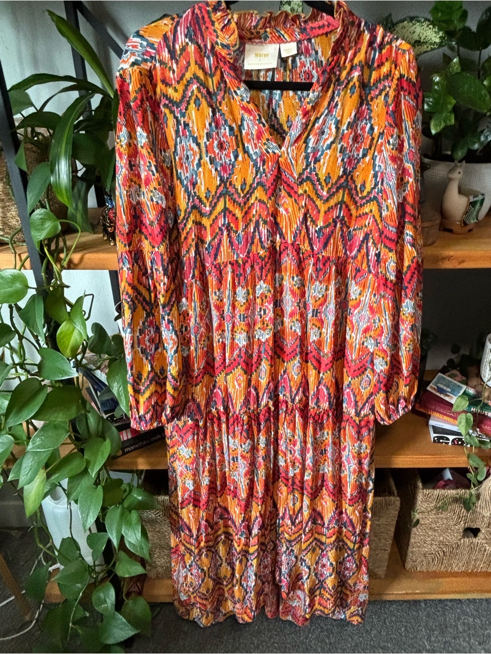 Anthropologie Maeve Tamarind Tiered Maxi Dress | Small - Picture 4 of 5